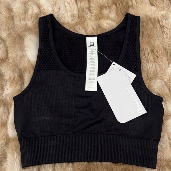 FABLETICS WOMEN’S BLACK MUSETTA SEAMLESS BRA / S - Picture 3 of 4